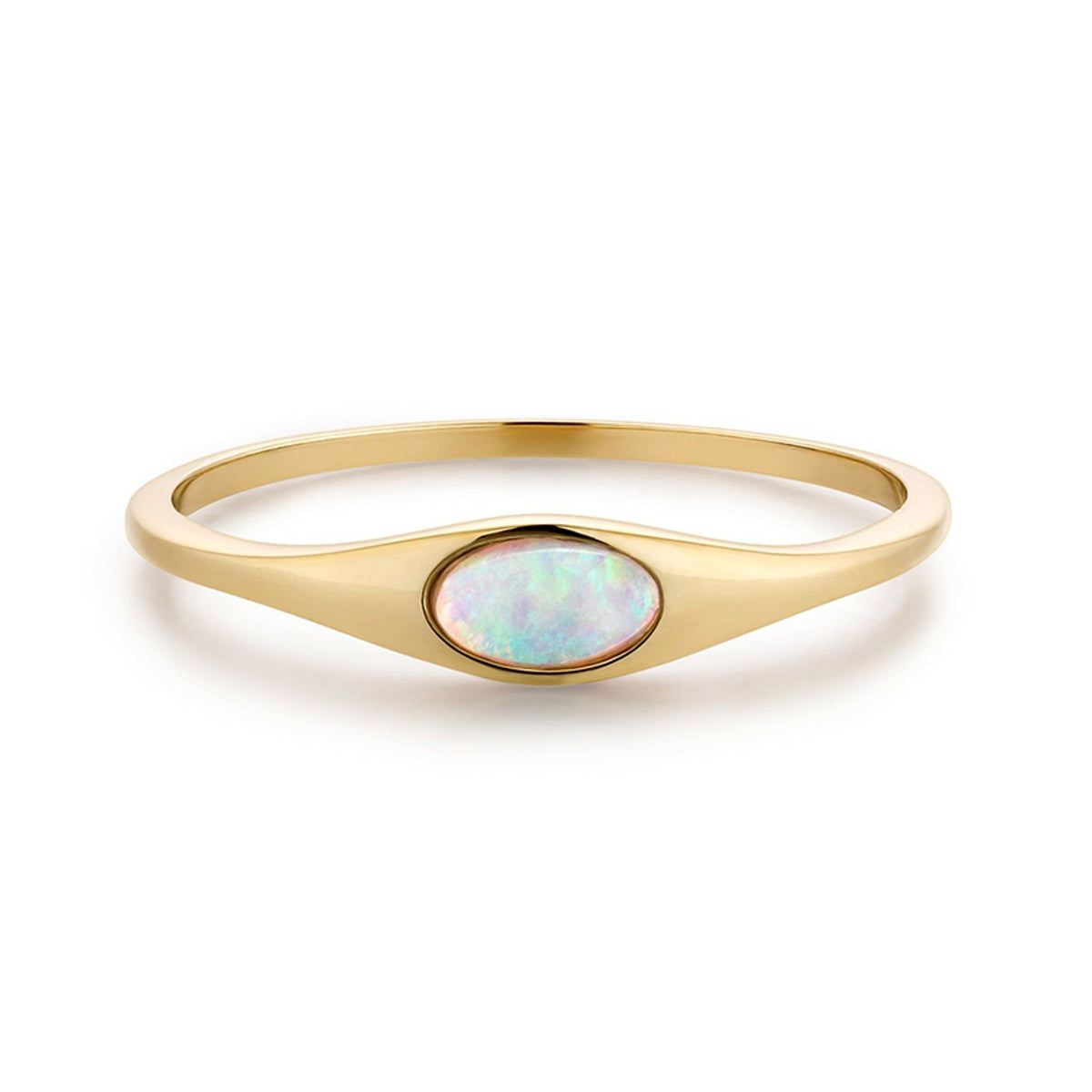 Minimalist on sale gemstone rings