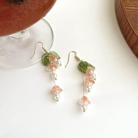 14k Gold Lily of the Valley Earrings - Froppin