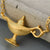 Aladdin's Lamp Charm Necklace Minimalist Best Friend Jewelry - Froppin