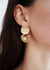 Bamboo Pearl Earrings, Mother Of Pearl Studs Circle Ball Earrings, Minimalist Earrings, Gold Stud Earrings, Boho Earrings Funny Round Hoops - Froppin