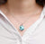 Blue Cloudy Sky Sphere Necklace - Froppin