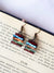 Books Library Dangle Realistic Colorful Funny Study School Science Earrings - Froppin