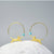 Catch Balloon Cat Gemstone Earrings Funny Hoop Earrings - Froppin