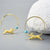 Catch Balloon Cat Gemstone Earrings Funny Hoop Earrings - Froppin