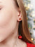 Christmas Red Long Snowflake Earrings - Froppin