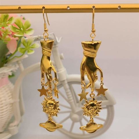 Cosmic Magic Space Earrings - Froppin