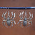 Crawling Spider Earrings, Deadly Venom Earrings, Scary Earrings, Web Shot Bug Earrings, Insect Large Animal Earrings, Wild Unusual Jewelry - Froppin