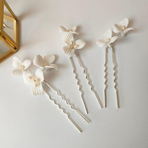 Crystal Bridal Hair Comb Pearl, Wedding Hairband Bridal Flower Hair Pin, Pearl Hairpin, Hair Piece Hair Clip, Floral Bridal Hairpiece Leaves - Froppin