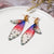 Crystal Butterfly Earrings, Fairy Wing Earrings CZ Stone Earrings, Long Earrings Minimalist Stud Earrings, Girly Earrings Gold Hoop Earrings - Froppin