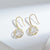 Crystal Earrings, Pyramid Dangle Earrings, Zircon Stone Drop Earrings | Bohemian Style Minimalist Dangle Earrings, Healing Crystal Energy - Froppin