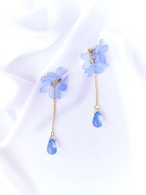 Crystal Flower Earrings - Froppin