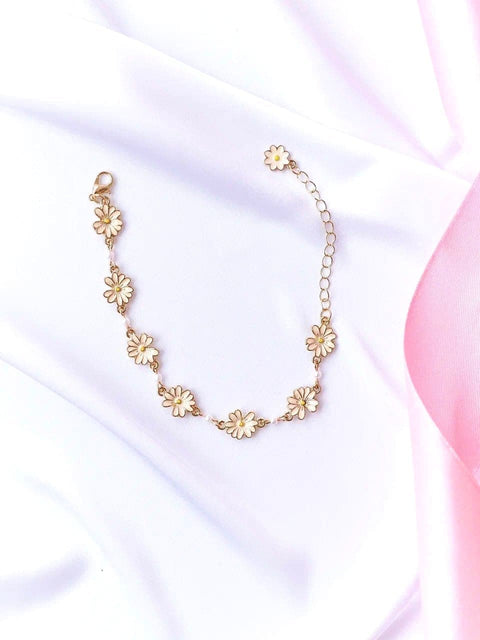 Daisy Golden Bracelet - Froppin