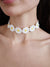 Daisy Set Embroidery Choker and Bracelet - Froppin