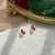 Double Tulips Stud Artistic Enamel Flower Earrings • Nature Artistic Flower Plant Earrings • Garden Inspired Gift For Her - Froppin