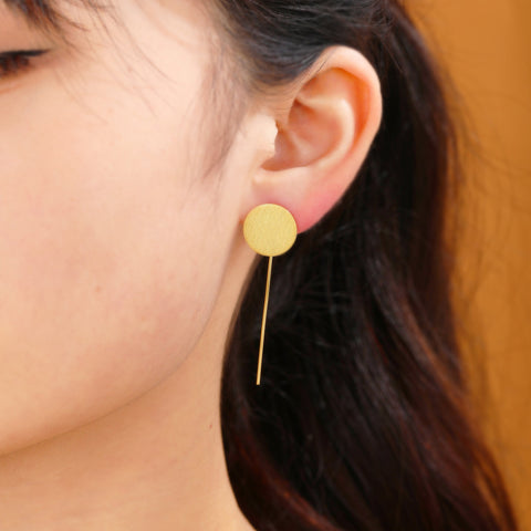 Drip Gold Earrings Classic Earrings Statement Earrings Gold Minimalist Earrings Gift For Her Jewelry Sphere Earrings Hypoallergenic Earrings - Froppin