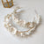 Floral Vintage Pearl Headband Vine Bridal Headpiece - Froppin