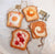 French Toast Shoulder Bag Orange Small Realistic Food Design Quirky Funny Original Designer Crossbody mini Purse Handbag - Froppin