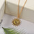 Funny Cosmic Sun Gold Moon Necklace Solar Chain Necklace - Froppin