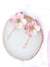 Glowing Romantic Japanese Sakura Stud Earrings, Magic Bloom Pink Flower Iridescent Crystal Gem Dangle Earring, Floral Delicate Drop Crystal - Froppin