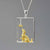 Gold Bone Dog Necklace Animal Necklace - Froppin