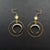 Gold Celestial Crescent Earrings - Froppin