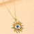 Gold Evil Eye Necklace Earrings Jewelry, Third Eye Victorian Eye Necklace, Eye Ball Earrings Necklace, Iris Earrings, Turkish Eye Human Eyes - Froppin