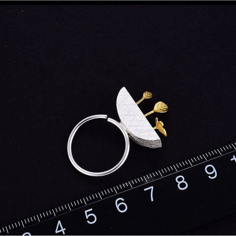 Gold Garden Butterfly Ring - Froppin
