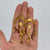 Gold Plate Rising Sun Earrings - Froppin