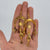 Gold Plate Rising Sun Earrings, Shining Crescent Moon Earrings, Cuffed Hands Earrings, Sparkling Solar System Celestial Moon Palms Earrings - Froppin
