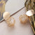 Golden Pearls Dangle Ball Sphere Shape Earrings - Froppin