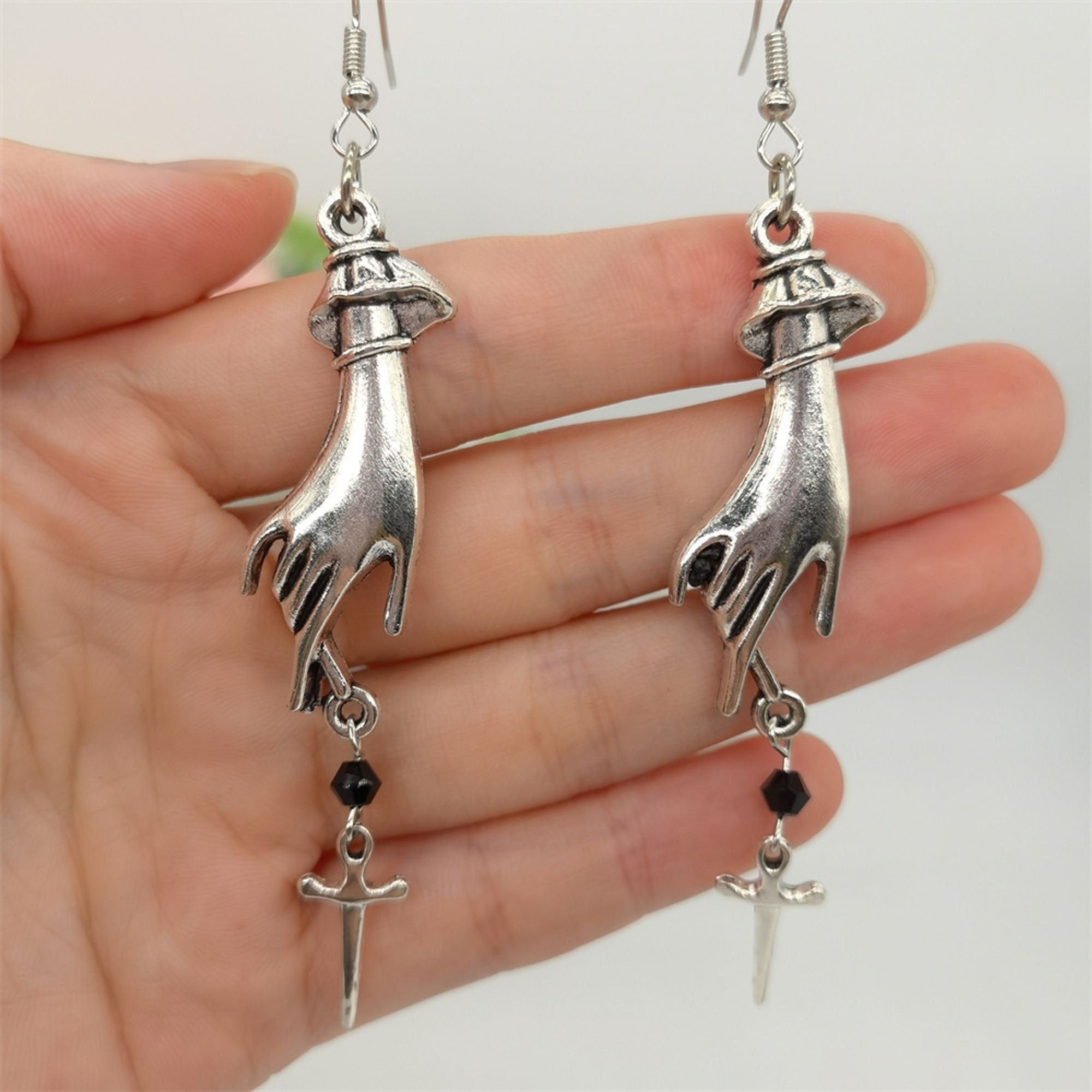 Small deals sword earrings