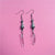 Healing Touch Crystal Earrings, Silver Hands Earrings, Raw Crystal Dangle Earrings, Bohemian Raw Stone Earrings, Palm Wrist Charm Earrings - Froppin