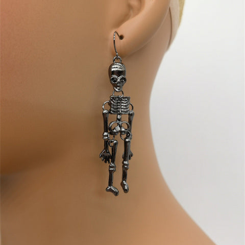 Human Anatomy Earrings, Skeleton Earrings, Funny Earrings, Skull Earrings, Death Earrings, Halloween Earrings, Scary Earrings, RIP Earrings - Froppin