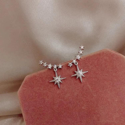 Eight Pointed Star Earrings - Froppin