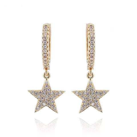 Inlaid Stars Earrings - Froppin