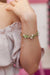 Lily Flowers Delicate Nature Inspired Bracelet • Lily Of The Valley Dainty Floral Bracelet - Froppin