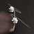 Minimalist Flower Earrings Gold Floral Earrings, Bridal Flower Earrings Tiny Silver Earrings, Delicate Spring Flower Earrings Petal Earrings - Froppin