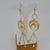 Mismatched Sun Moon Crescent Hoops Earrings - Froppin