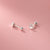 Moonstone Heart Crystal Earrings, Rainbow Moonstone Earrings, Cute Gemstone Studs Gift Minimalist Earrings Silver Jewelry S925 Stud Earrings - Froppin
