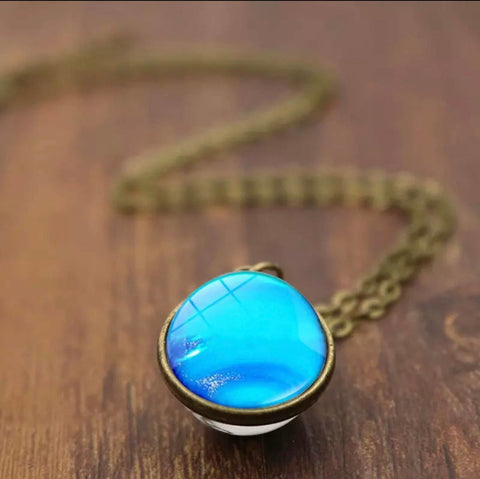 Neptune Planet Necklace - Froppin