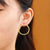 O Statement Earrings Gold Hoops - Froppin
