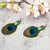 Peacock Feather Earrings - Froppin