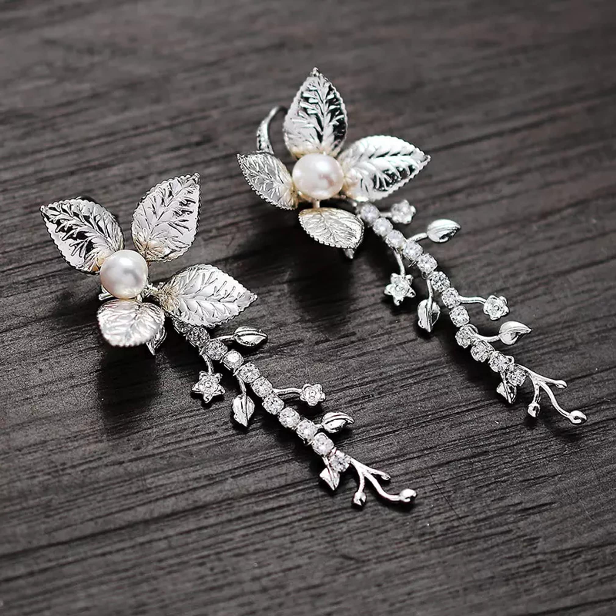 Gold Dangle Earrings Wedding | Gold Bridal Drop Earrings | Long Gold Dangle  Earrings - Aliexpress