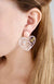Pink Hearts Puppy Cute Clear Earrings - Froppin