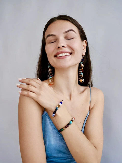 Planets Solar System Long Earrings - Froppin