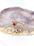 Red Rhinestone Heart Cute Ring - Froppin