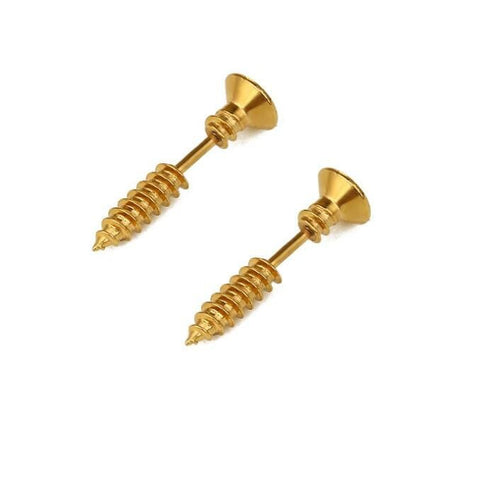 Screw Nail Unisex Realistic Earrings - Froppin