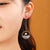Setting Sun Earrings Gold Moon Earrings Large Opal Stone Earrings, Solar System Earrings Travel Earrings Planet Earrings Minimalist Earrings - Froppin