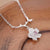 Silver Crystal Necklace - Froppin