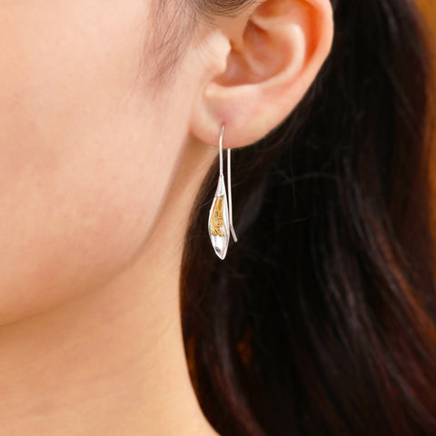 Silver Flower Earrings, Gold Floral Earrings, Minimalist Earrings, Bridal Flower Earrings, Hypoallergenic Earrings For Her, Bridal Earrings - Froppin